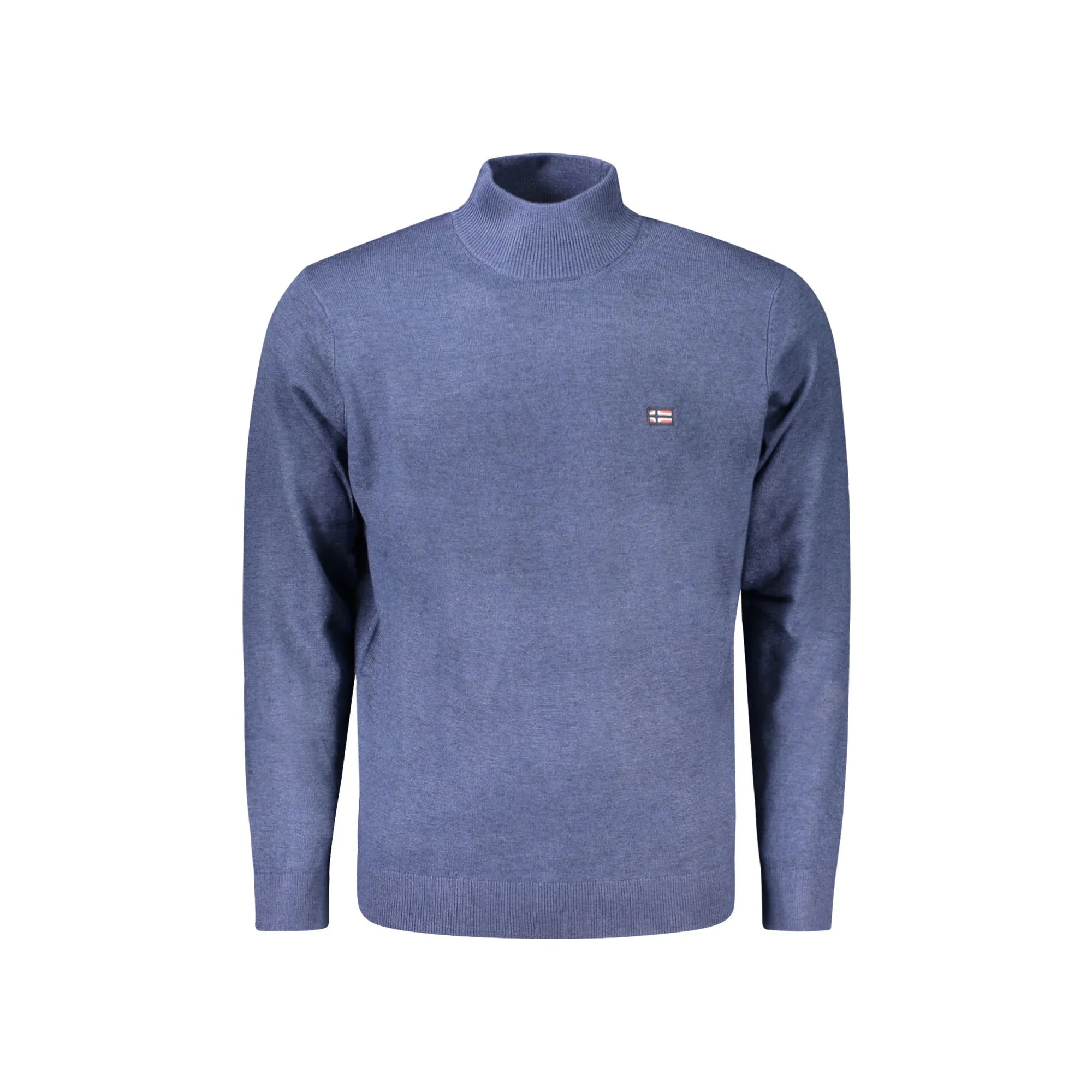 Norway 1963 Maglia Blu Nera Collo Alto con Ricamo e Logo Maglie uomo - foto prodotto